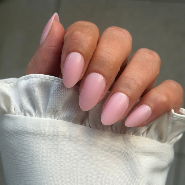 Faux ongles rose pâle amande médium - Press-On Nails Missmar Nails
